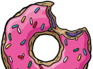 Pink donut